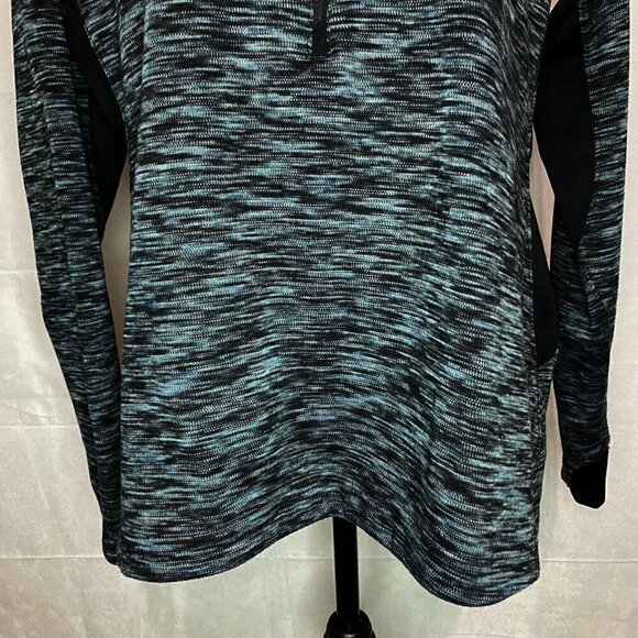 Columbia Optic Got It II 1/2 Zip Jacket Black Blue Heathered Size XL - Picture 3 of 8